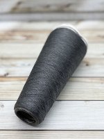 Пряжа для вязания 40 гр,Shappe Ivory 100% шелк  6000м/100г Темно-серый стальной