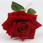 Цветок бархатная роза, 67 см