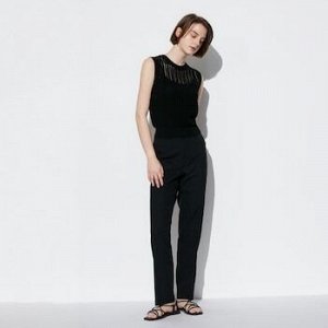 UNIQLO - элегантные брюки классического кроя (77см) - 09 BLACK