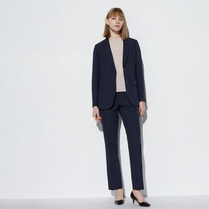UNIQLO — элегантные брюки классического кроя (77см) - 69 NAVY