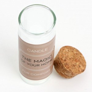 Колба для свечи с наклейкой «The magic» 8,5 х 3 см