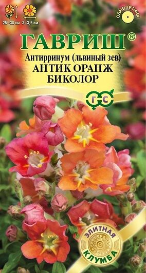 Львиный зев Антик Оранж биколор (Код: 90651)
