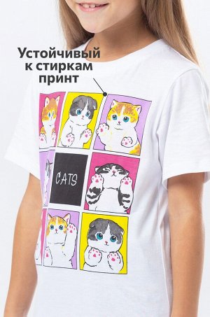 Детская хлопковая футболка Happyfox