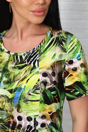 Платье вискоза (00992, зеленый)