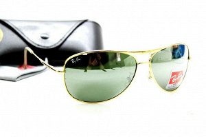 Солнцезащитные очки  - 8015 gold green