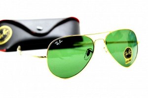 Солнцезащитные очки  - 9017 gold green