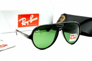 Солнцезащитные очки  4125 черный глянец зеленый