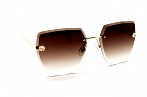 Солнцезащитные очки 2019- ЛЮКС  S18022 коричневый