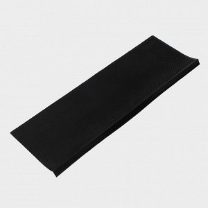 Коврик на ступеньку резиновый, 25x75 см, цвет чёрный