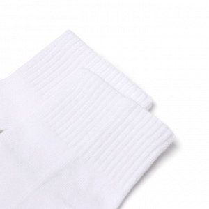 Носки детские укороченные, цвет белый/серый