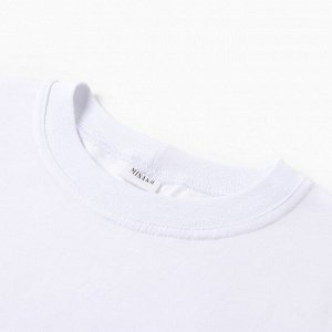 Футболка детская MINAKU:Basic line kids цвет белый.