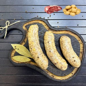 Купаты мясные с картофелем