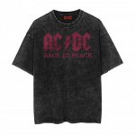 Оверсайз футболка с принтом AC/DC, унисекс