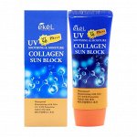 Крем для лица солнцезащитный с коллагеном - UV soothing &amp; moisture collagen sun block, 70мл