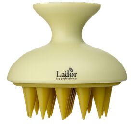 Lador Щетка для вспенивания шампуня и массажа головы Scalp Massager Shampoo Brush (Brown), 1 шт