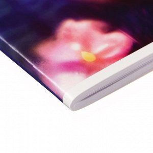 Альбом для рисования, А4 40 листов, на скрепке "Лисенок", обложка мелованный картон, глиттер, блок 100г/м?