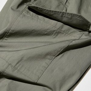 UNIQLO - легкие брюки-карго (длина 68-70см) - 57 OLIVE
