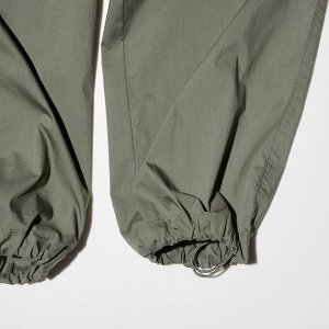 UNIQLO - легкие брюки-карго (длина 68-70см) - 57 OLIVE