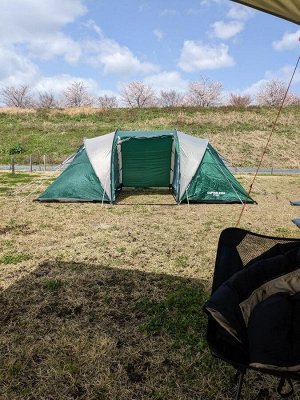 Японская двухкомнатная палатка Captain Stag UA-15