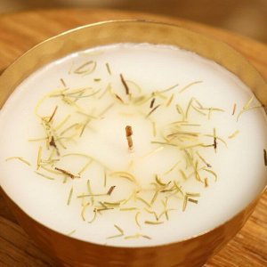 Ароматическая свеча в чаше 200 гр, парафин, rosemary