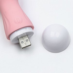 Бесконтактный вакуумно- волновой стимулятор клитора Lilo, ЗУ USB, силикон, розовый