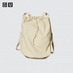 UNIQLO - стильный рюкзак на шнурочке - 30 NATURAL