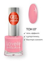 Лавель Лак для ногтей GEL POLISH тон 07 деликатный розовый 10 мл