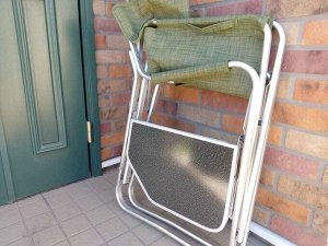 Алюминиевое кресло со столиком Coleman зелёный 2205815