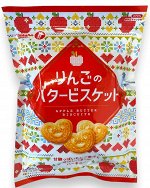 Печенье со вкусом яблока, пакет, 120г