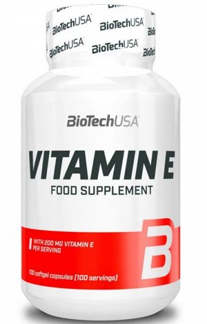 Витамин Е BioTechUSA Vitamin E 200мг - 100 капс.