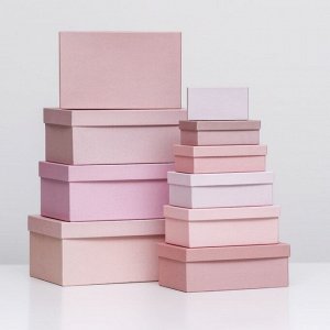 Набор коробок 10 в 1 «Пудра», 30 х 19 х 13 - 12 х 6,5 х 4 см