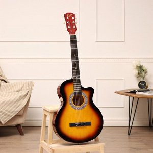 Гитара акустическая Music Life QD-H38Q-JP санберст, 6-ти струнная, 97 см