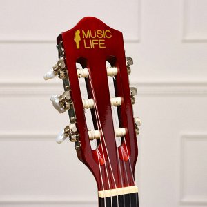 Гитара классическая Music Life GQD-H38Y, санберст, 97 см