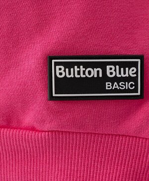 Худи с манжетами розовое Button Blue
