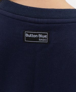 Синий свитшот Button Blue