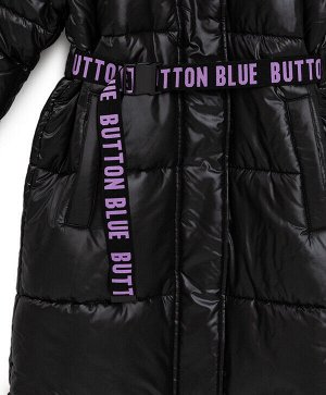 Пальто демисезонное черное Button Blue