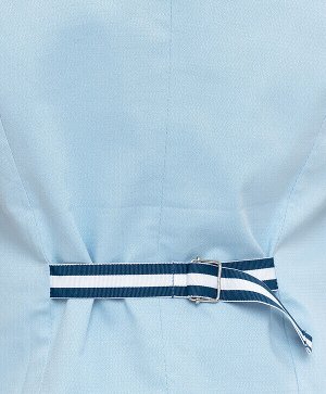 Голубой нарядный жилет Button Blue