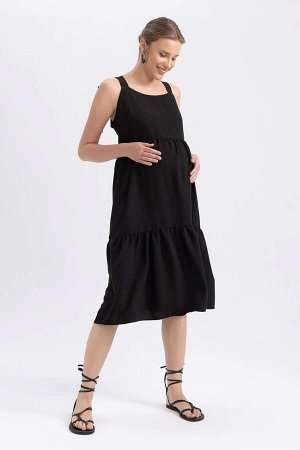 DEFACTO Платье для беременных без рукавов с круглым вырезом