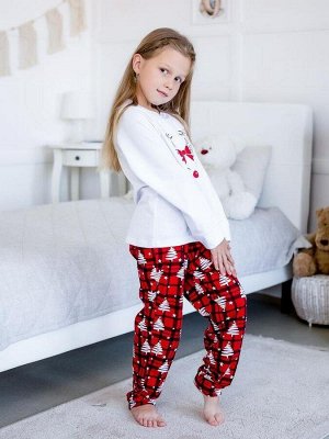 Пижама детская, модель 324, трикотаж (Олень Гламур)