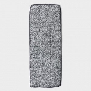 Насадка для швабры Raccoon, на липучке, микрофибра, крепления с 2-х сторон, 32x12 см
