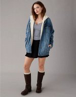 American EagleStrigid Oversized Denim Boyfriend Jacket