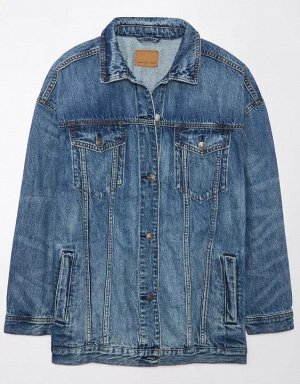 American EagleStrigid Oversized Denim Boyfriend Jacket