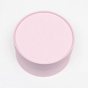 Подарочная коробка "Нежность" розовая, завальцованная без окна, 18 х 10 см