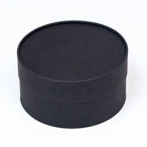 Подарочная коробка "Бездна" черная, завальцованная без окна, 21х11 см