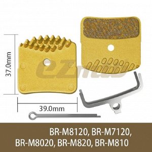 Тормозные колодки EZmtb BP1304 с радиатором. Shimano M8120. металлы