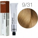 Loreal Professionnel, краска для волос Мажирель 9.31 - Очень светлый блондин золотисто-пе