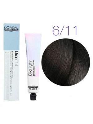 Loreal Professionnel, краска для волос ДИАЛАЙТ 6.11 50мл