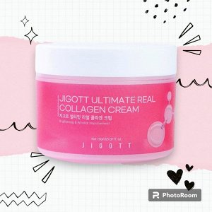 JIGOTT. Крем для лица с коллагеном, Ultimate Real Collagen Cream, 150 мл.