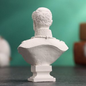 Бюст "Император Александр II" белый, 4,5х2х6см