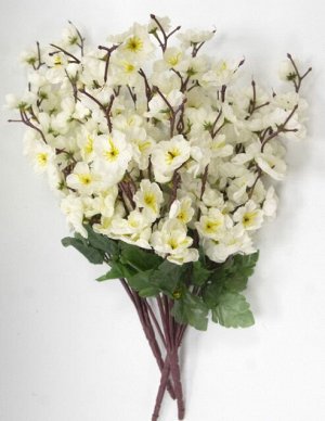 Букет цветов 35 см цвет белый 0041-28